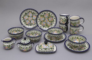 CERAMICZNY ZESTAW ŚNIADANIOWY 4 OS. DEK. DU182