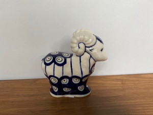 FIGURKA CERAMICZNA BARANEK Z1442/8